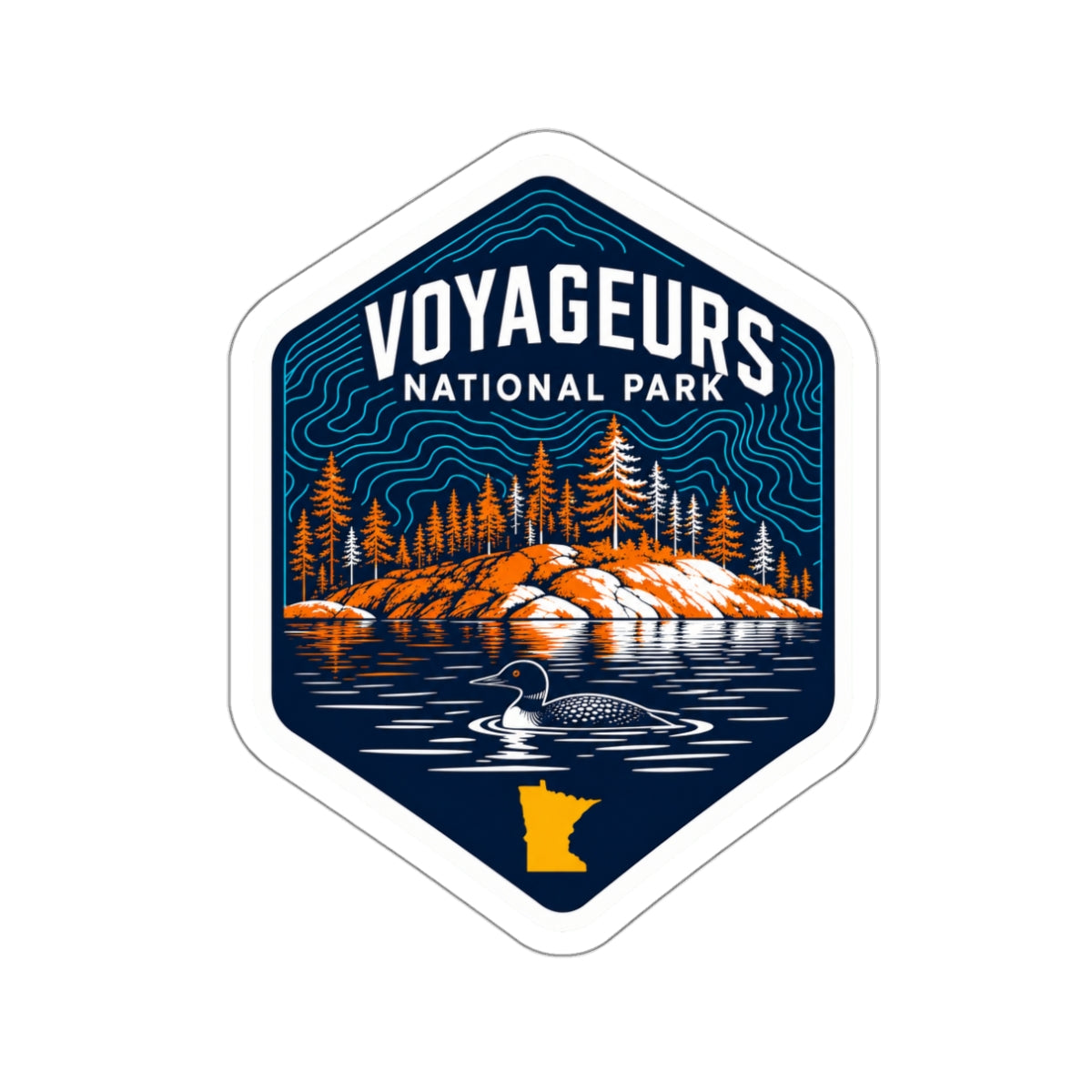 Voyageurs National Park, MN Sticker