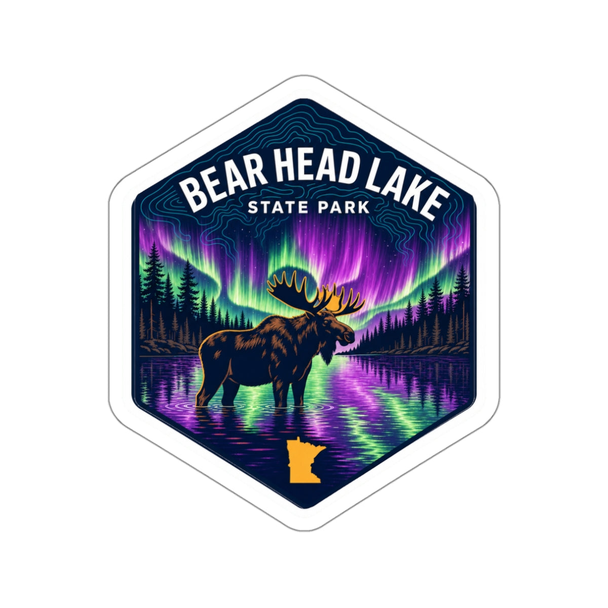 Bear Head Lake State Park Minnesota Sticker