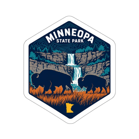 Minneopa State Park Minnesota Sticker