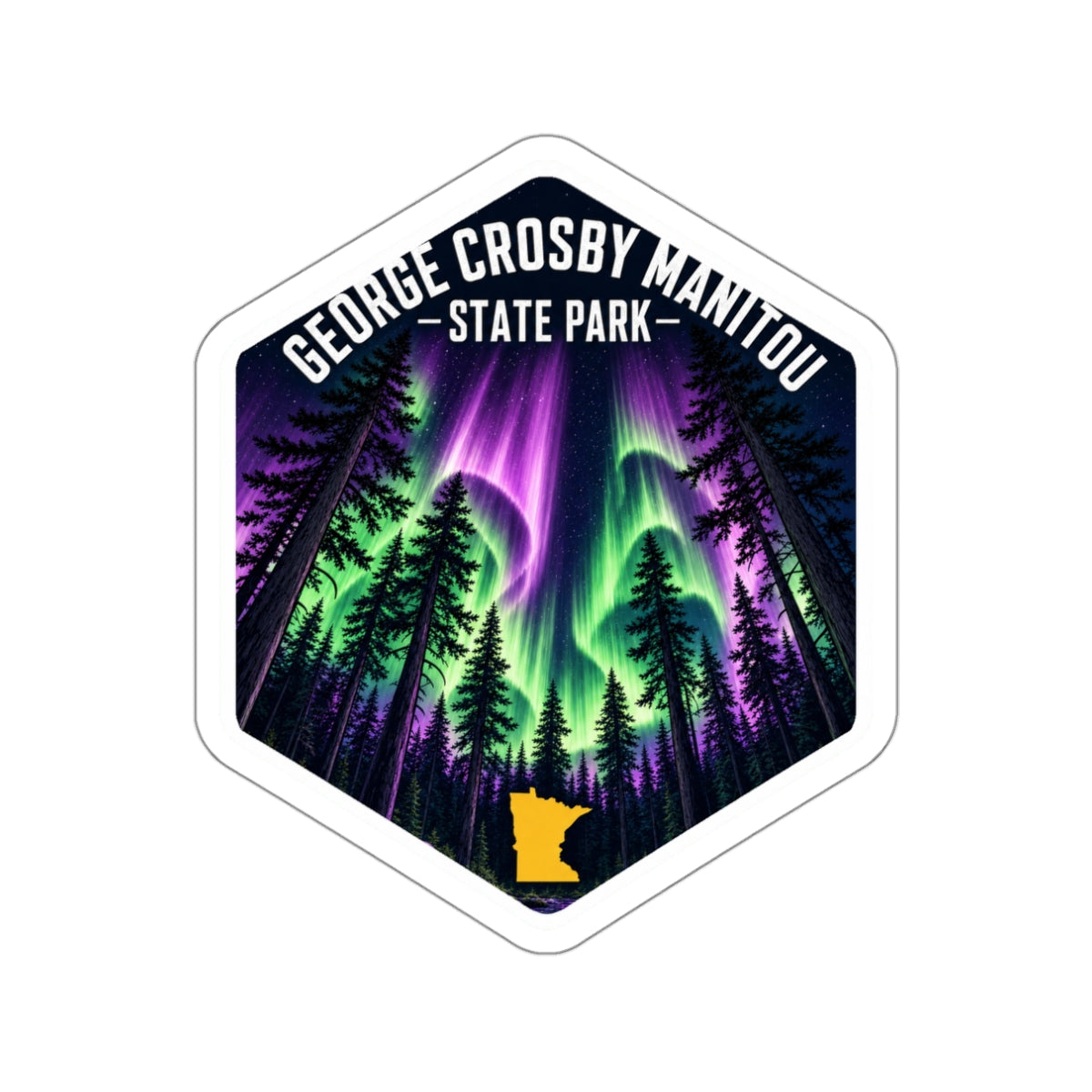 George Crosby Manitou State Park Sticker