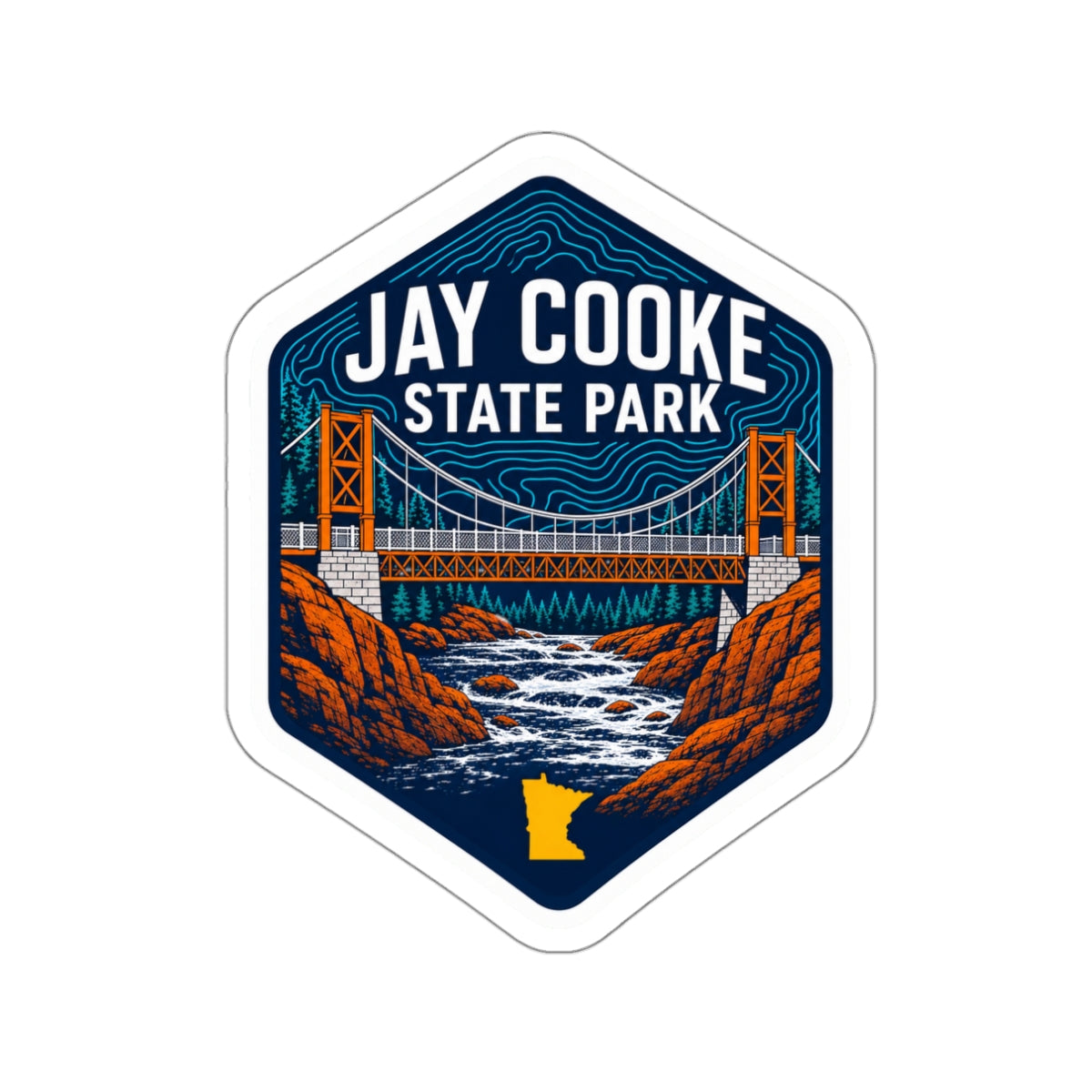 Jay Cooke State Park Minnesota Sticker