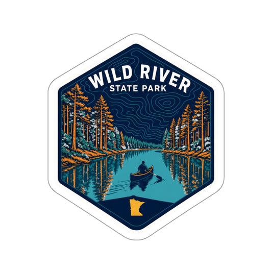 Wild River State Park Minnesota Sticker