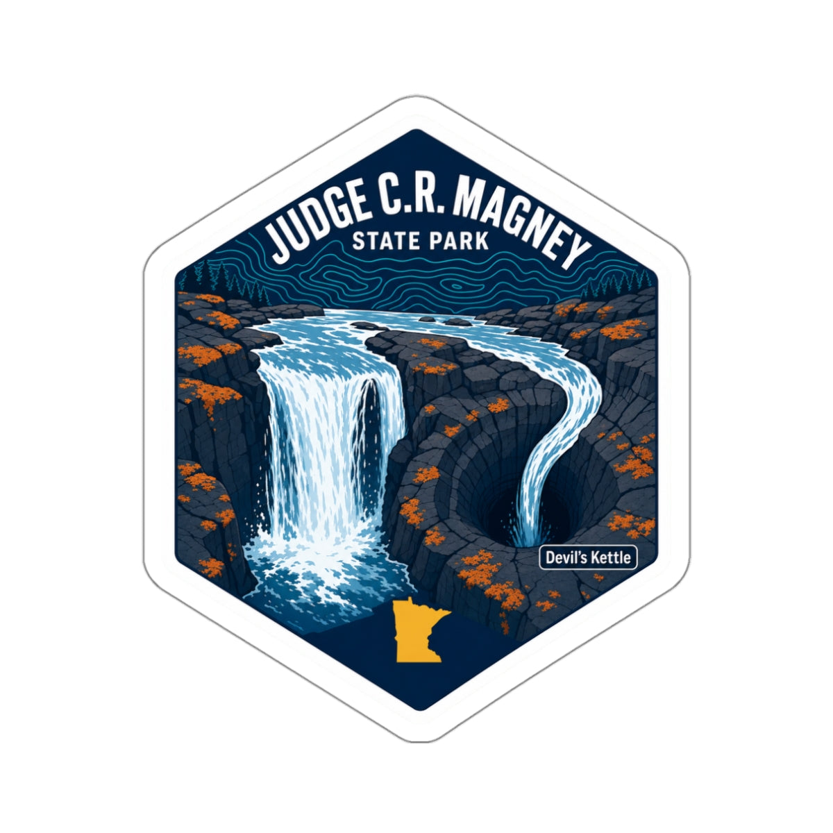 Judge C.R. Magney State Park Minnesota Sticker