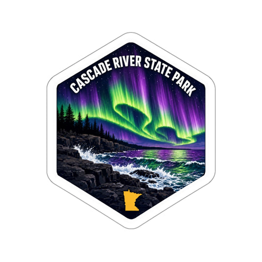 Cascade River State Park Minnesota Sticker