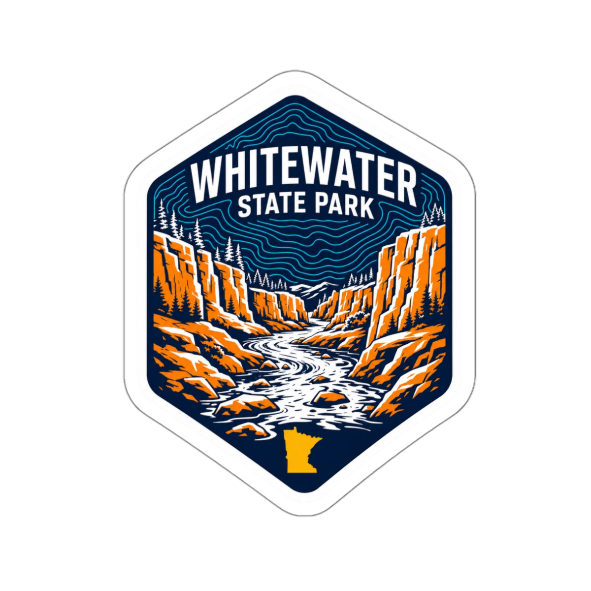 Whitewater State Park Minnesota Sticker